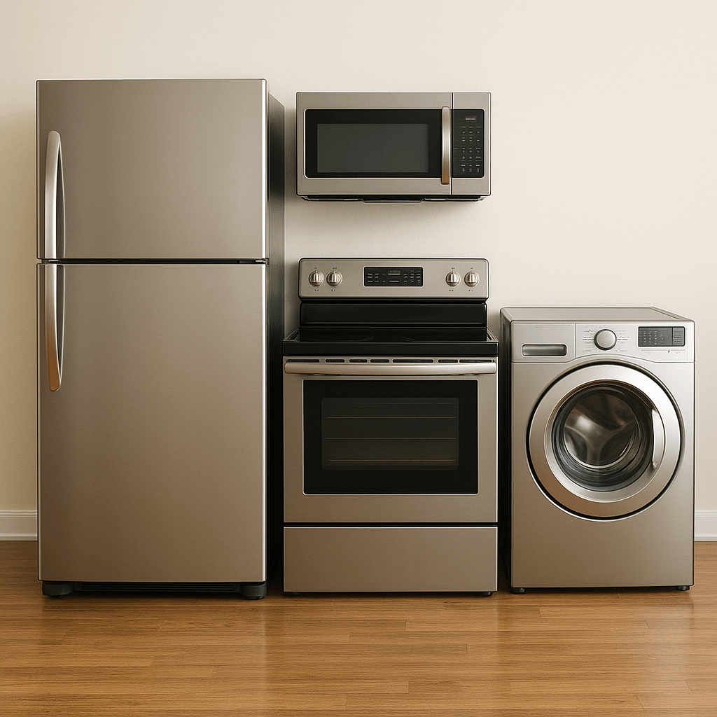 Major appliance installation and checks